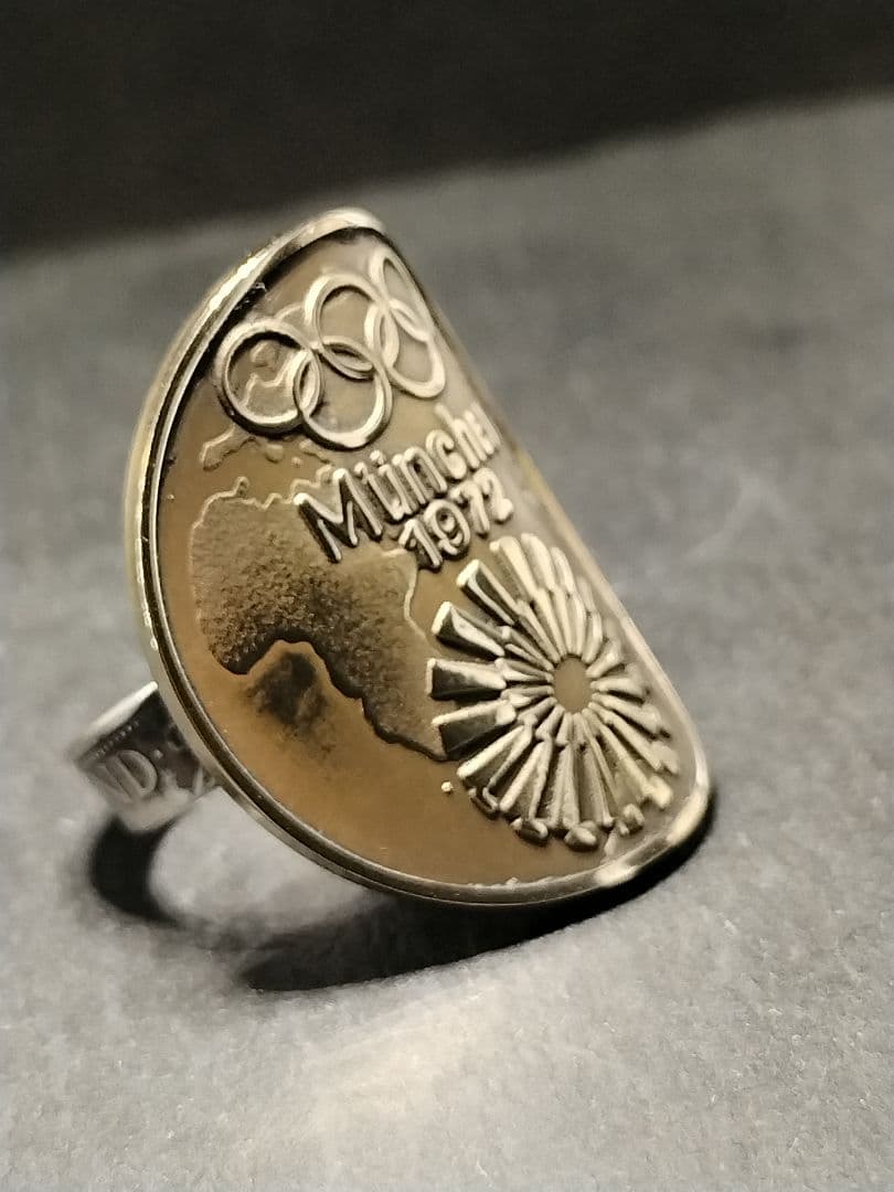 1972年ドイツ連邦共和国ミュンヘンオリンピック記念メダル＆1マルクリング