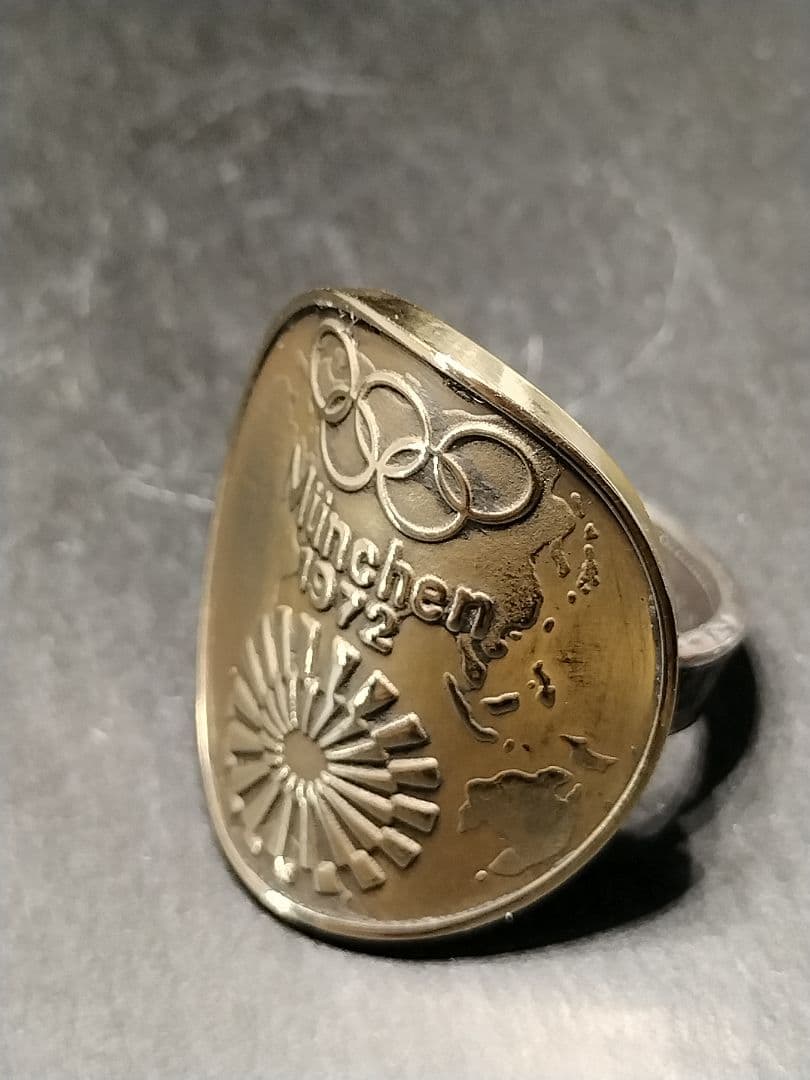 1972年ドイツ連邦共和国ミュンヘンオリンピック記念メダル＆1マルクリング