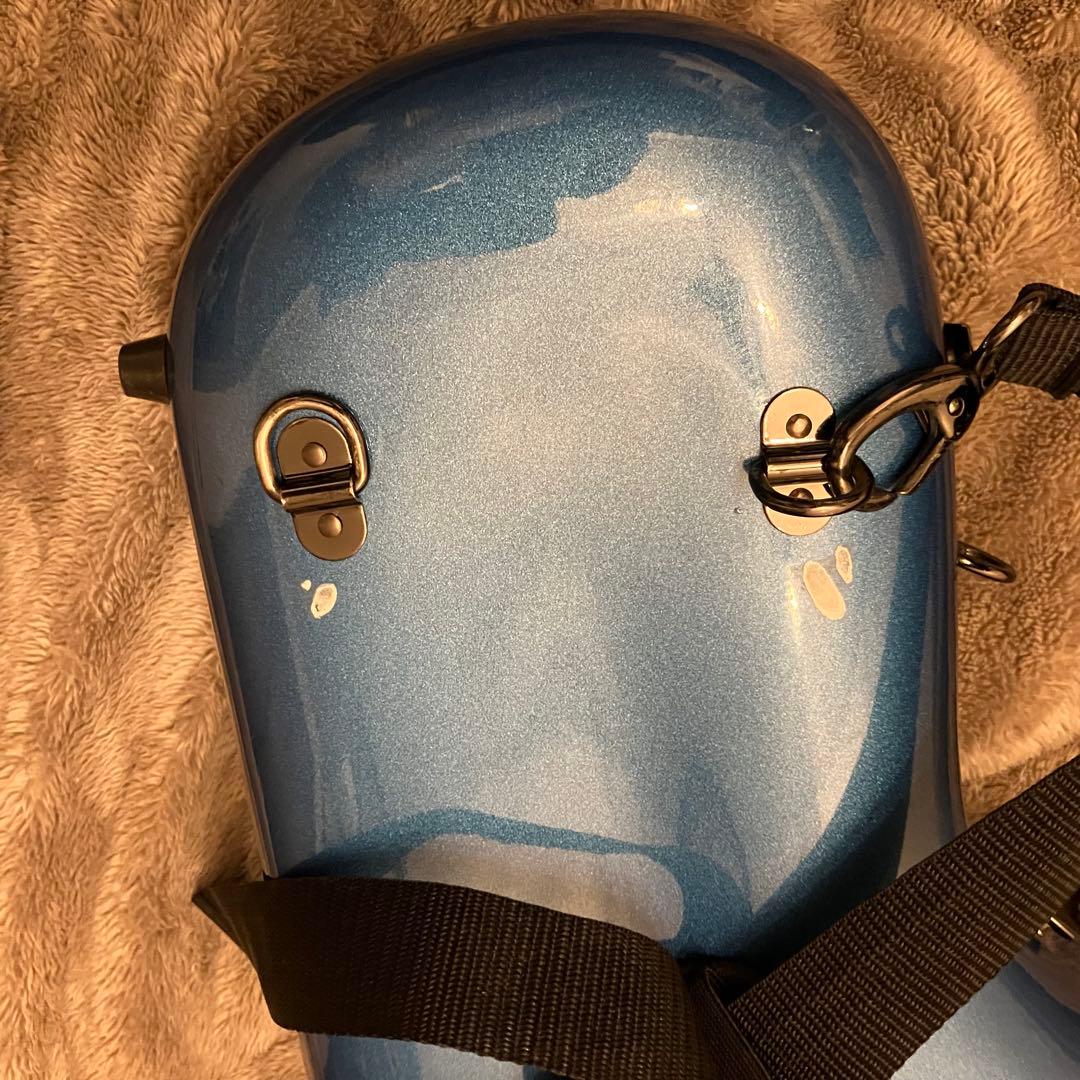 CC Shiny Case メタリックブルー サックスケース中古