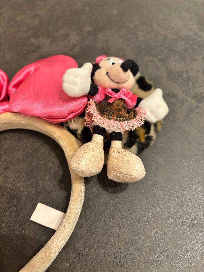 ディズニー ミニー ヒョウ柄 カチューシャ