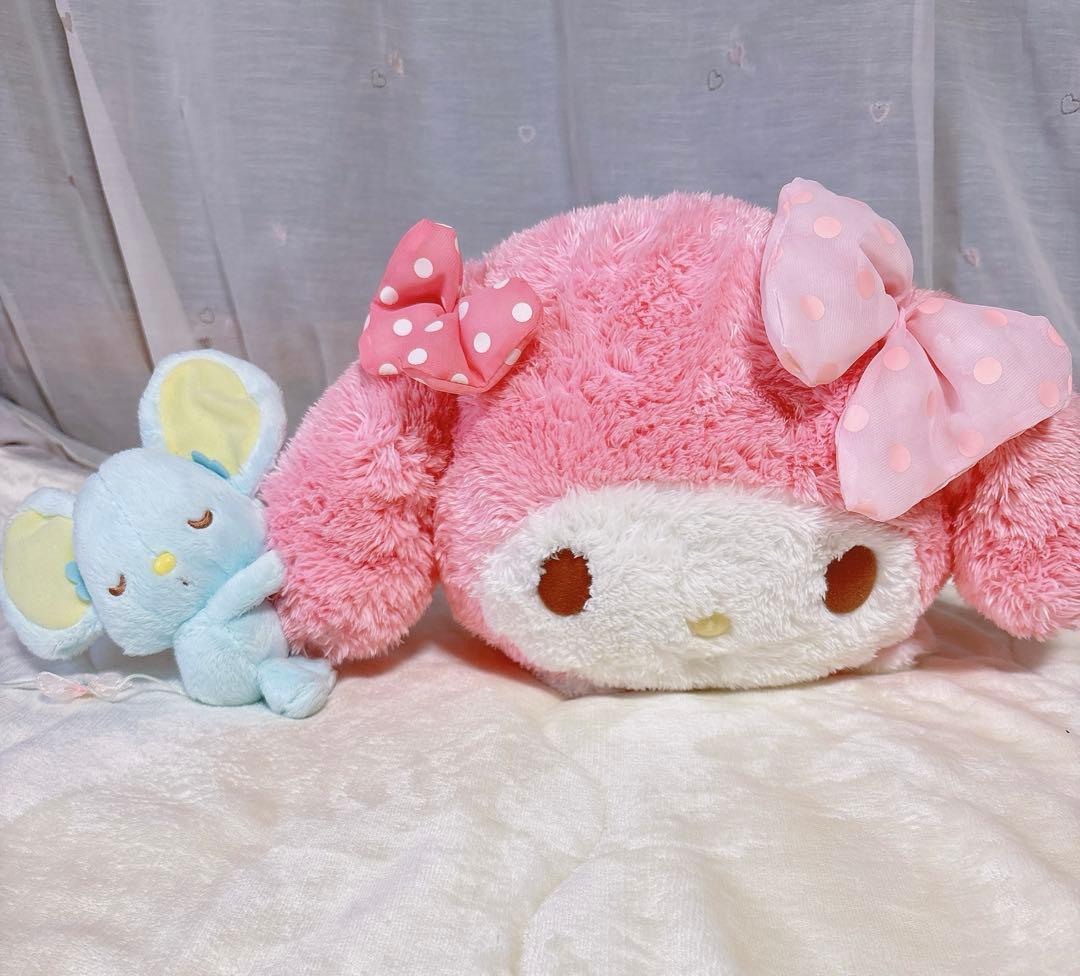 希少レア マイメロディ キュートポーズデザインぬいぐるみBIGサイズ 40周年