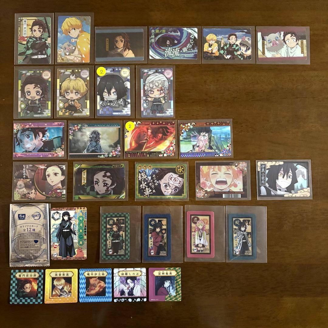 鬼滅の刃 デコステッカー おねむたん フィギュア 冨岡義勇 他 まとめ売り