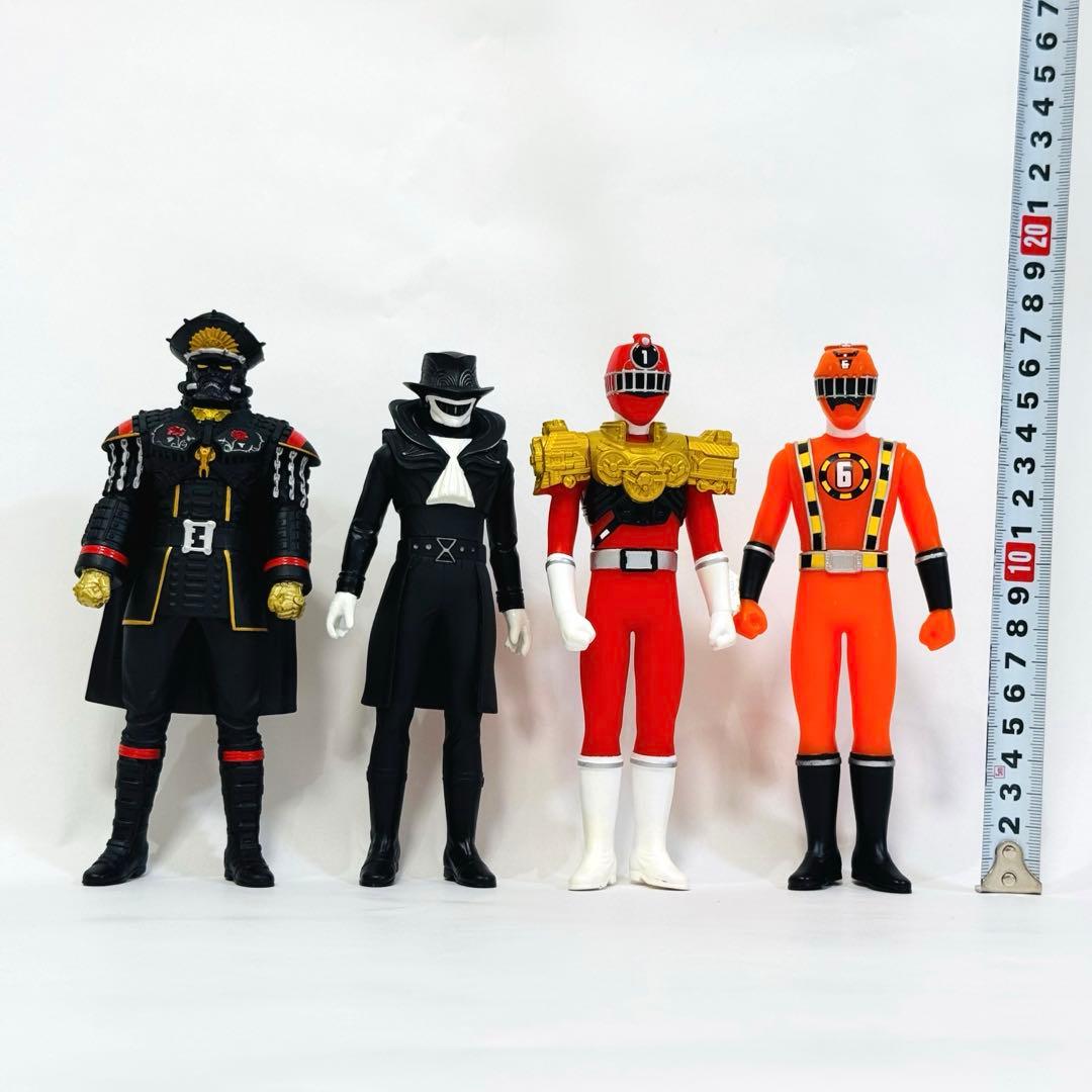 烈車戦隊 トッキュウジャー ソフビ 4体セット ハイパー1号 6号 戦隊