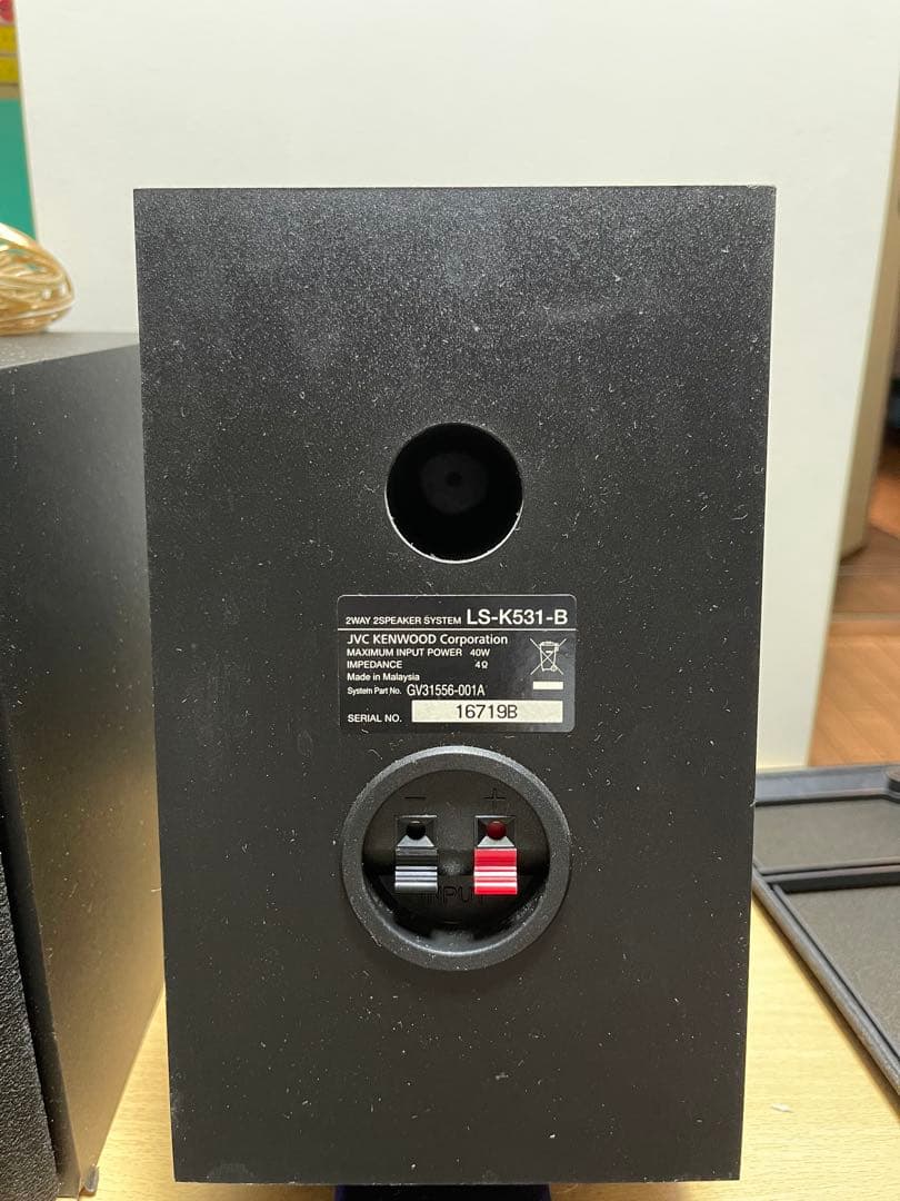 KENWOOD ミニコンポ ブラック LS-K531