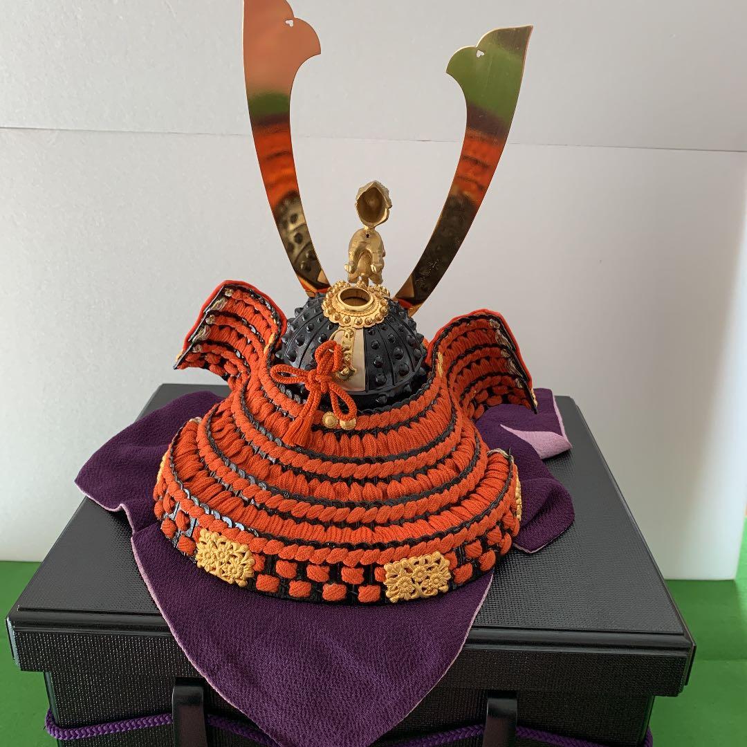 五月人形兜　広岡永豊作