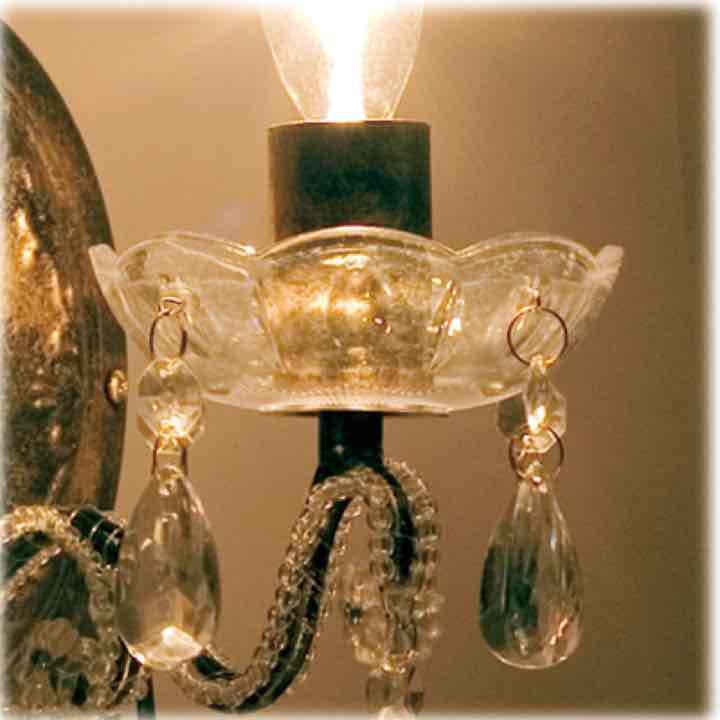 【Chandelier 1 Wall Jewel】ヨーロピアンシャンデリア