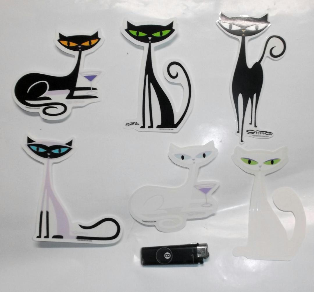 ★シャグ ステッカー キャット 6枚セット Shag 正規品