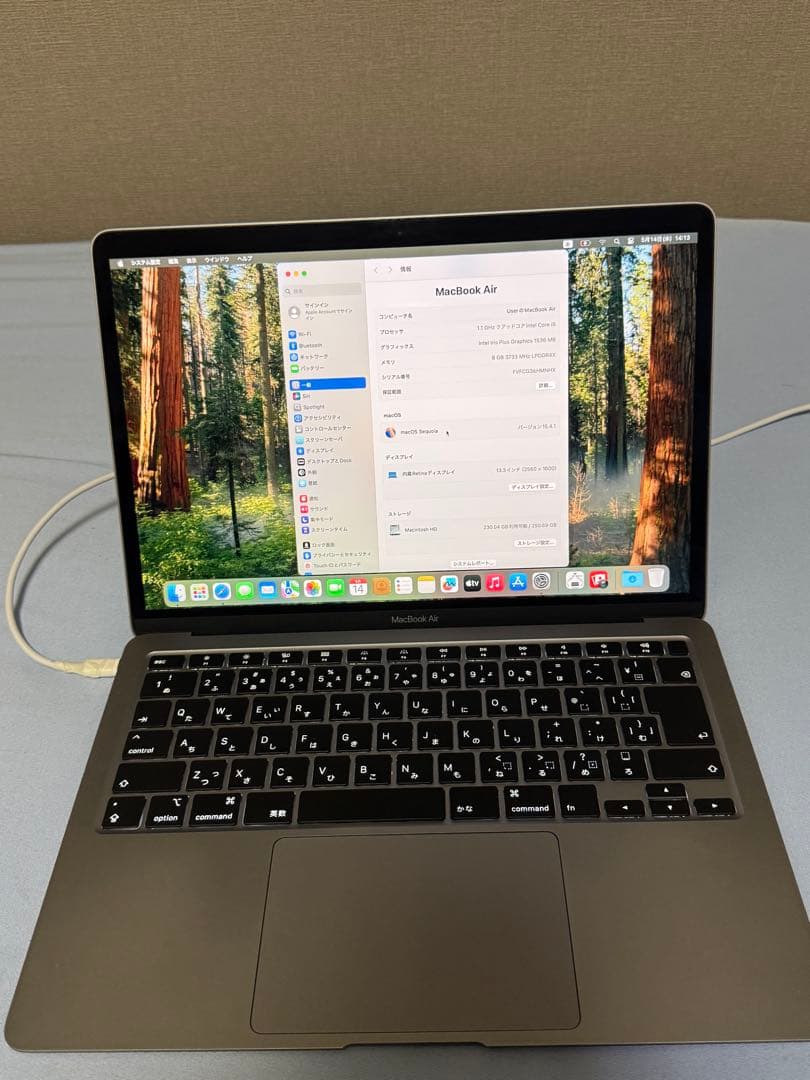 Apple MacBook Air2020Corei5メモリ8GSSD256GB
