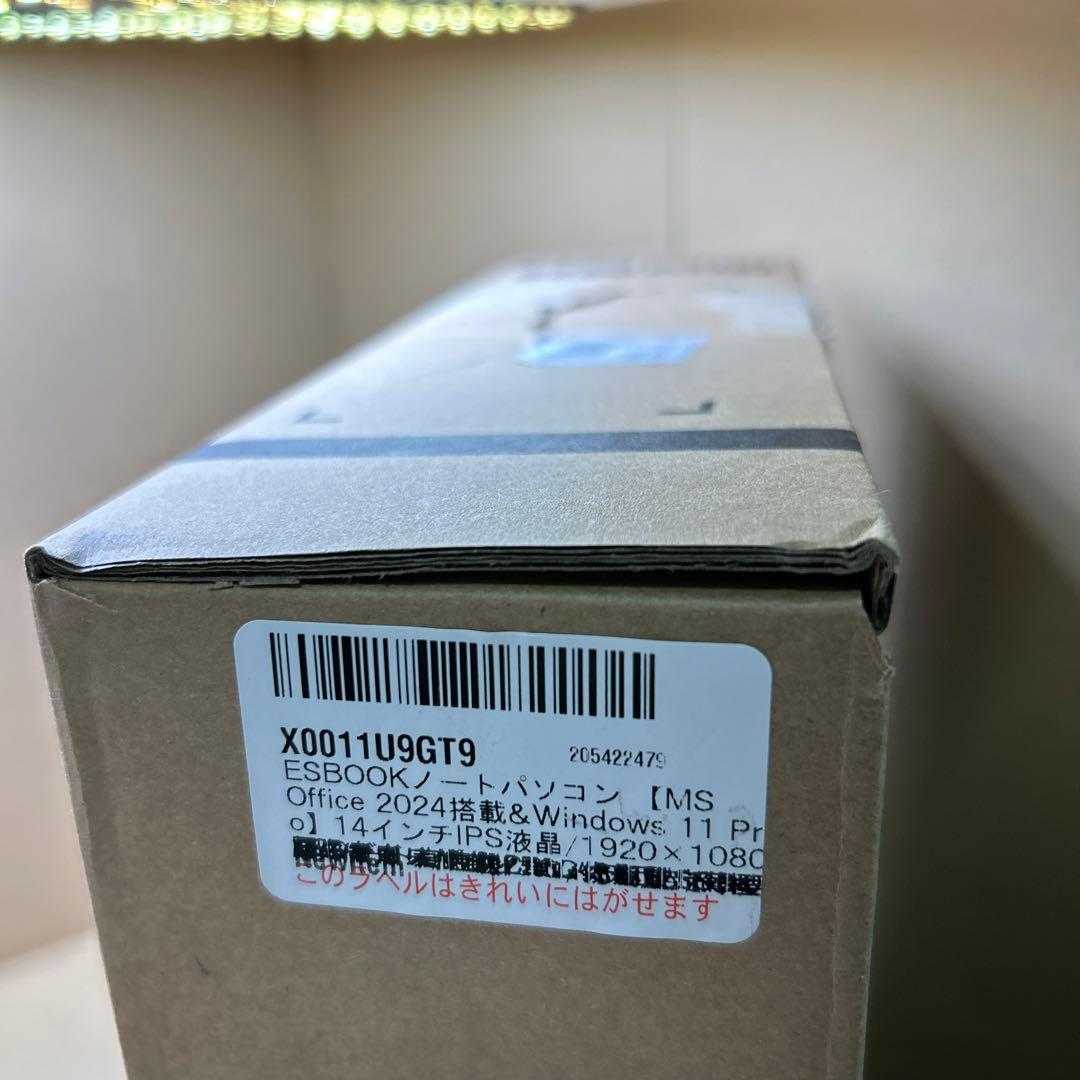 ESBOOKノートパソコン　14インチ　256G SSD, ローズゴールド