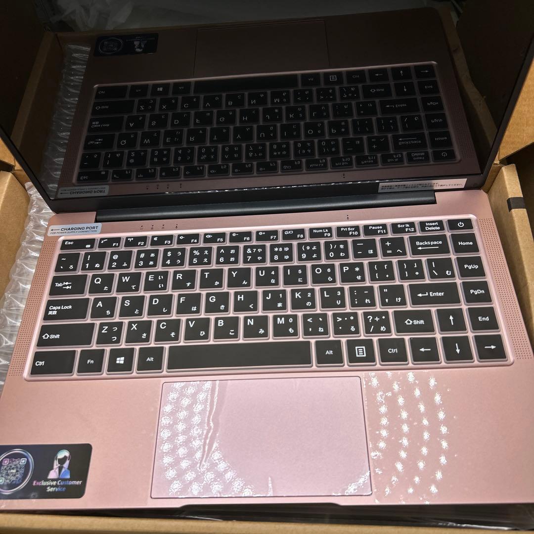 ESBOOKノートパソコン　14インチ　256G SSD, ローズゴールド