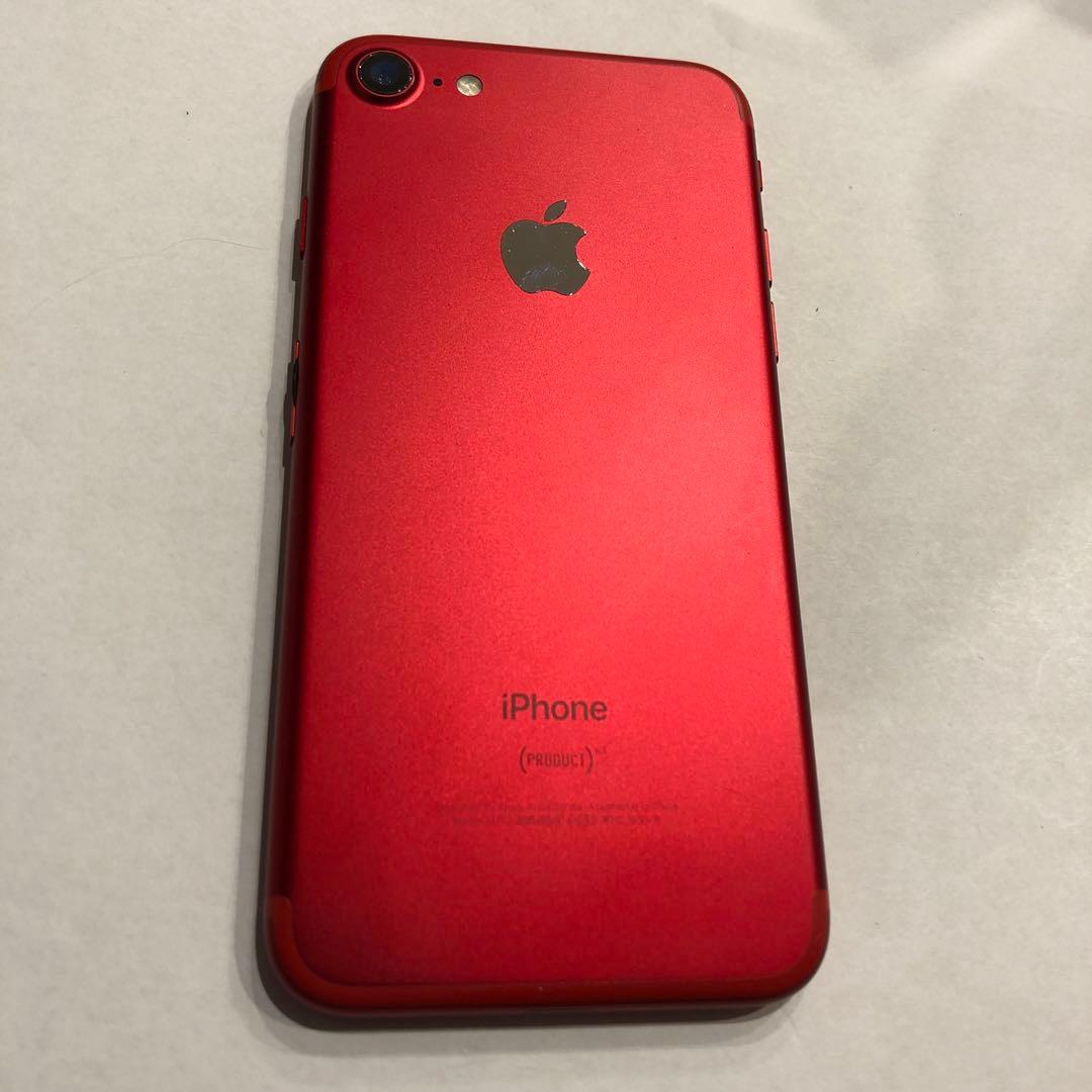 iPhone7 NPRX2J/A 128GB レッド 赤 バッテリー 82%