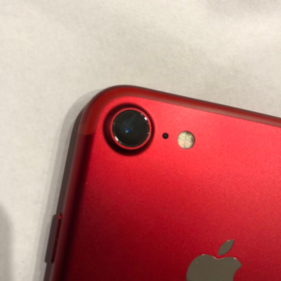 iPhone7 NPRX2J/A 128GB レッド 赤 バッテリー 82%
