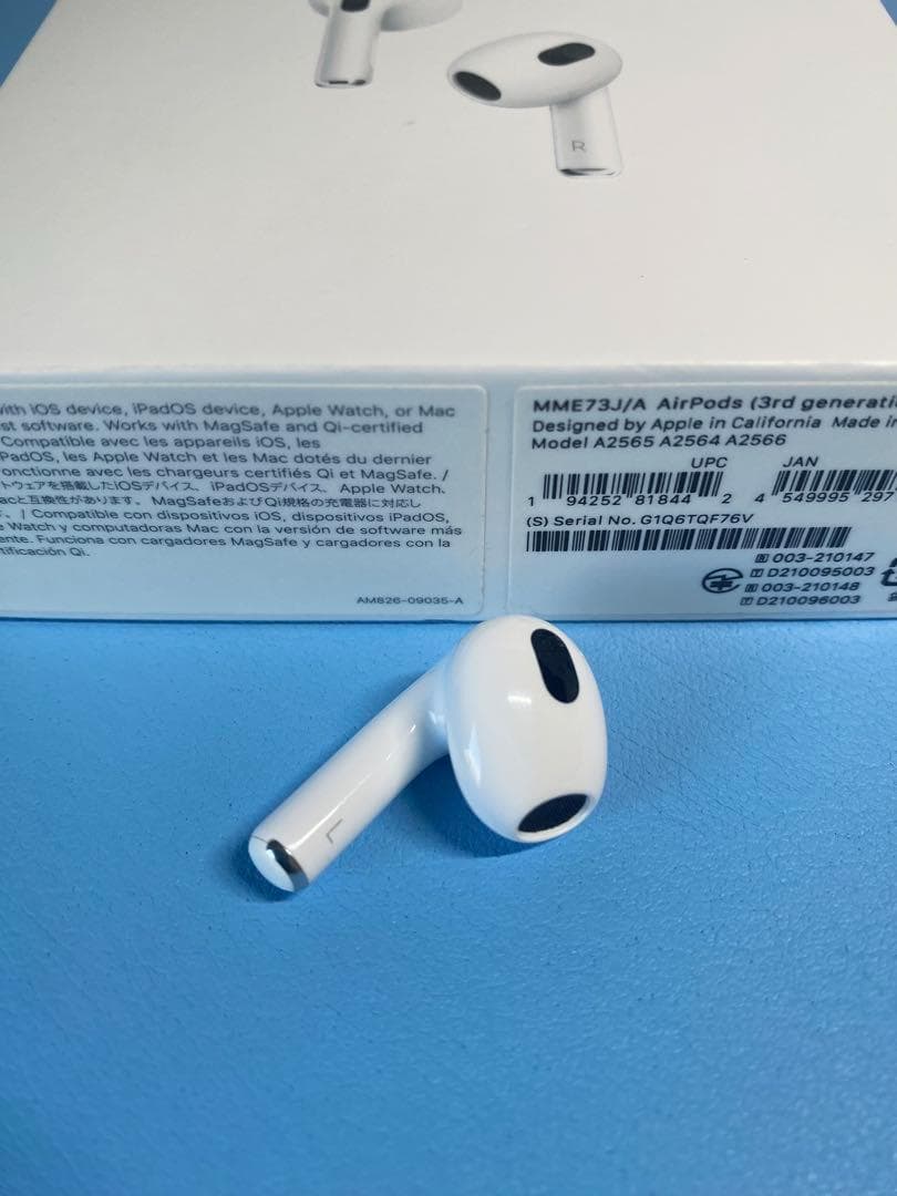AirPods 第3世代 両耳のみ イヤホン A25642565 QCNV