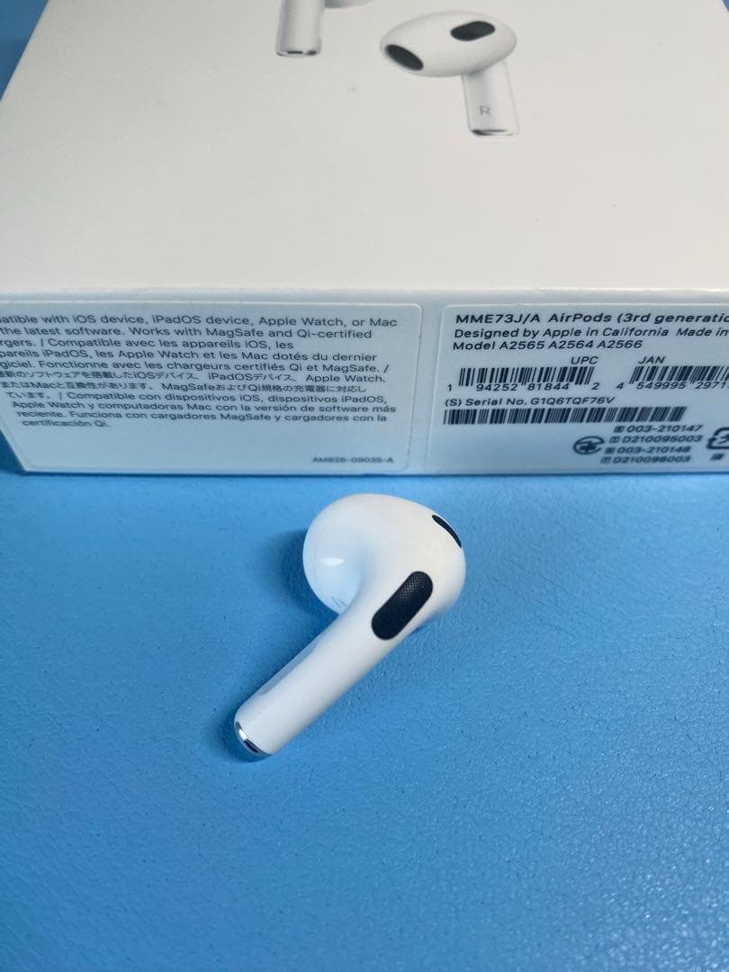 AirPods 第3世代 両耳のみ イヤホン A25642565 QCNV