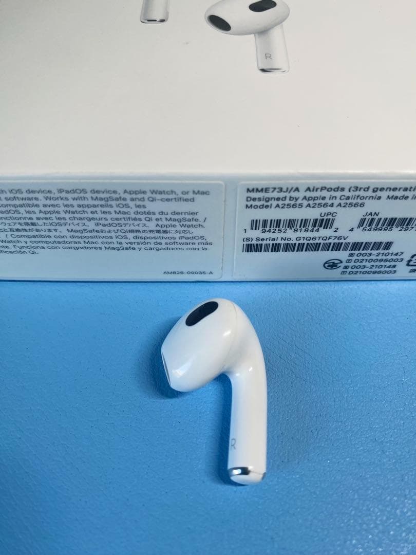 AirPods 第3世代 両耳のみ イヤホン A25642565 QCNV