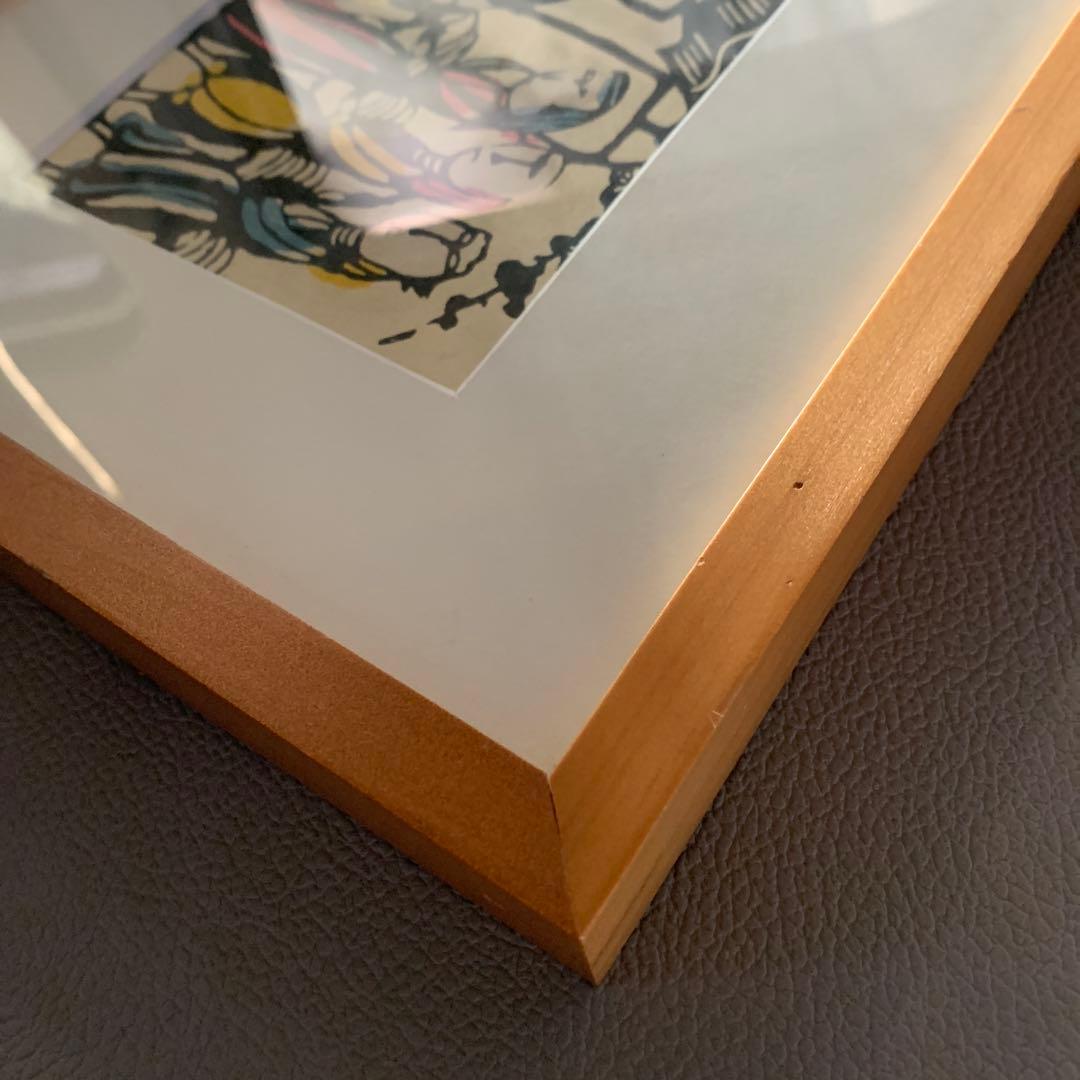 版画　額装　渡辺禎雄（わたなべ さだお）