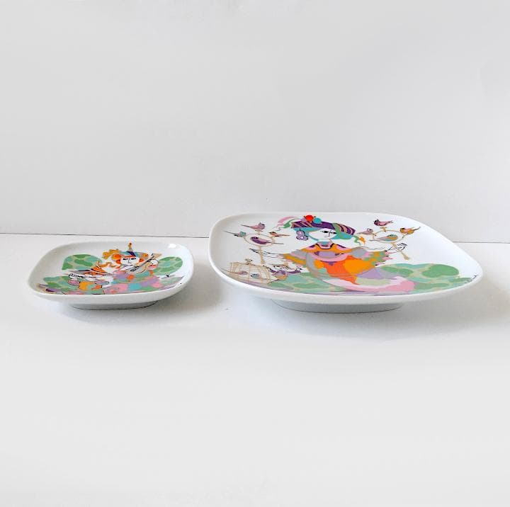 ローゼンタール コメディ・デル・アルテ 絵皿 2枚☆壁掛け皿 コメディデルアルテ