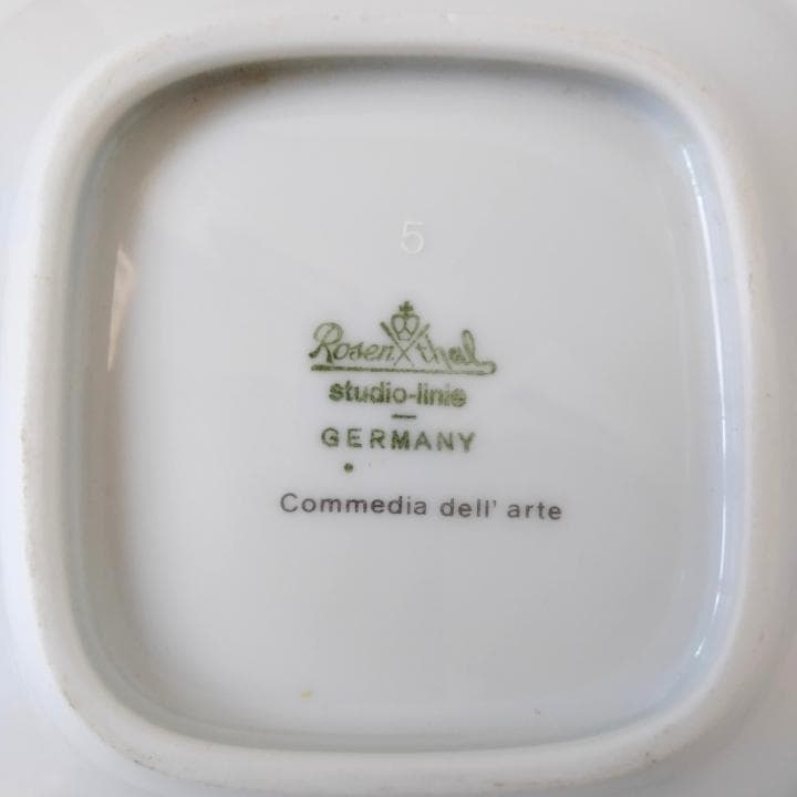 ローゼンタール コメディ・デル・アルテ 絵皿 2枚☆壁掛け皿 コメディデルアルテ
