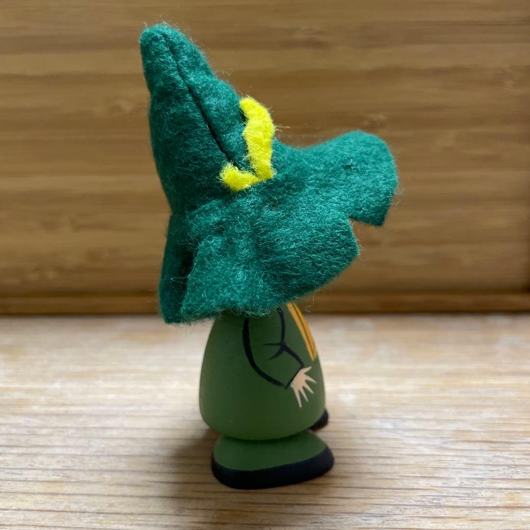 ムーミン スナフキン スヌスムムリケン ウッド フィギュア 美品 木製 レア
