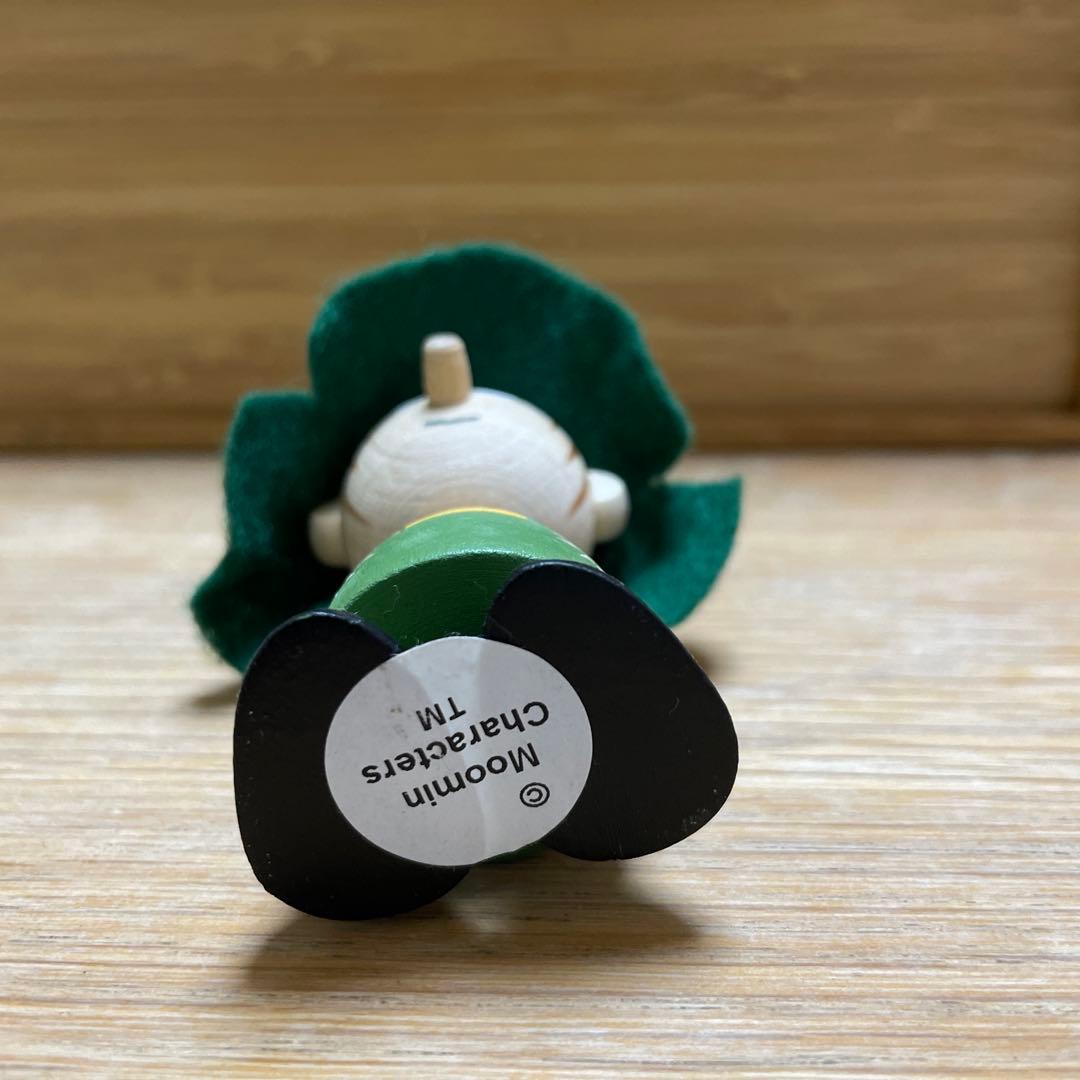 ムーミン スナフキン スヌスムムリケン ウッド フィギュア 美品 木製 レア