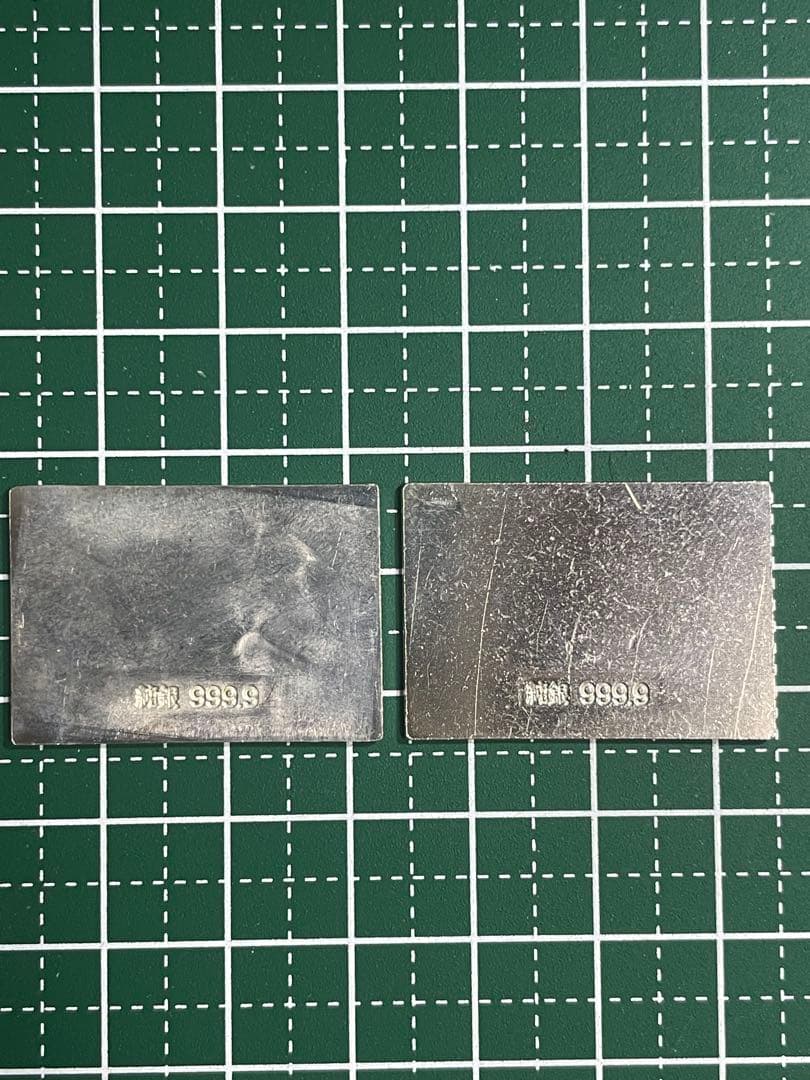 純銀レリーフ プレート ミニ 波の浮世絵10.14g♪