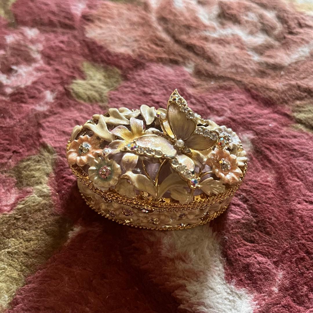 激レア♡ANNA SUI♡花と蝶の小物入れ♡