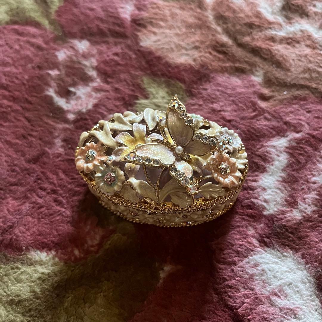 激レア♡ANNA SUI♡花と蝶の小物入れ♡