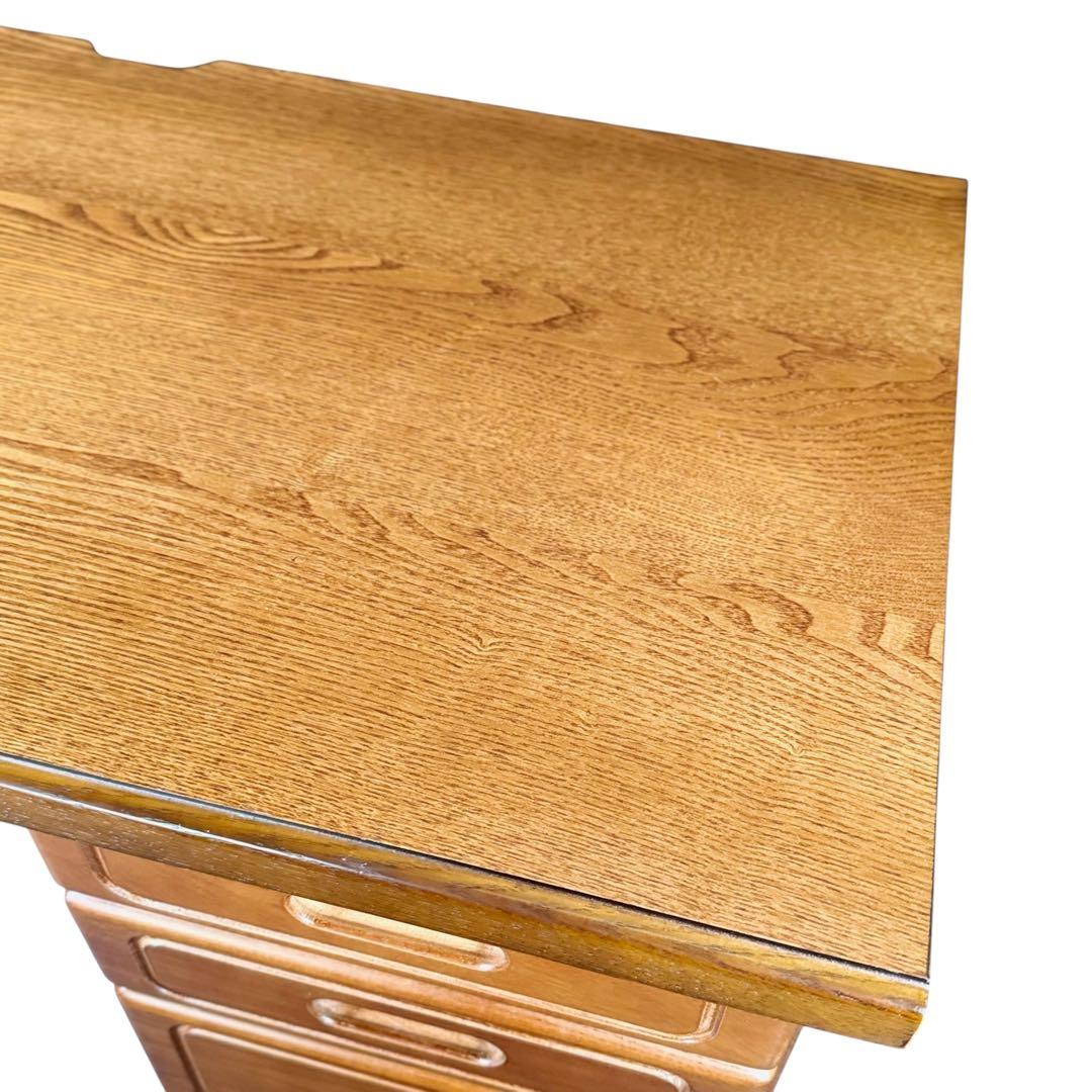 HR781 大川家具　大和ローデスク90　 日本製　座机