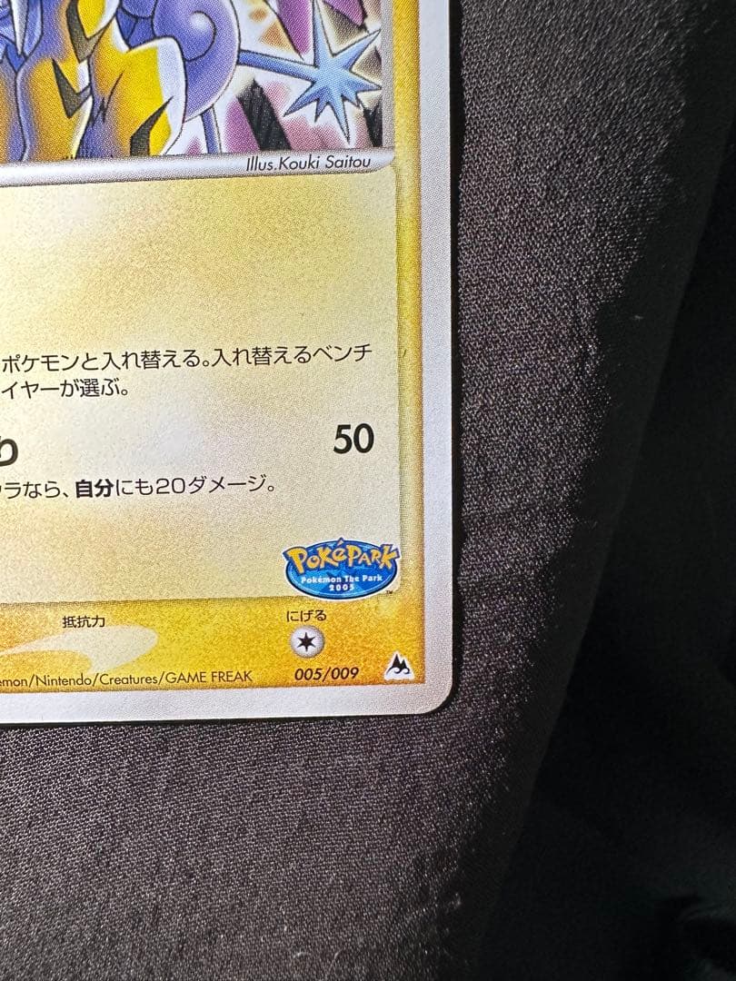 美品 ライコウ　ポケパーク　プレミアムファイル ブルーシート 005/009