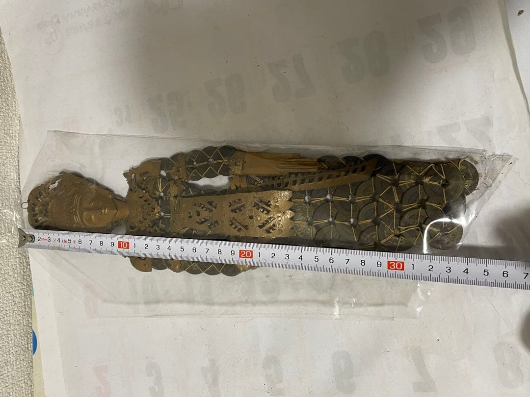 中国古錢　人形　置物　壁挂　古美術　アンティーク