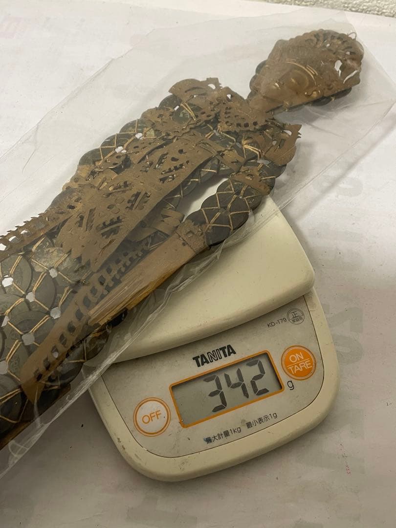 中国古錢　人形　置物　壁挂　古美術　アンティーク