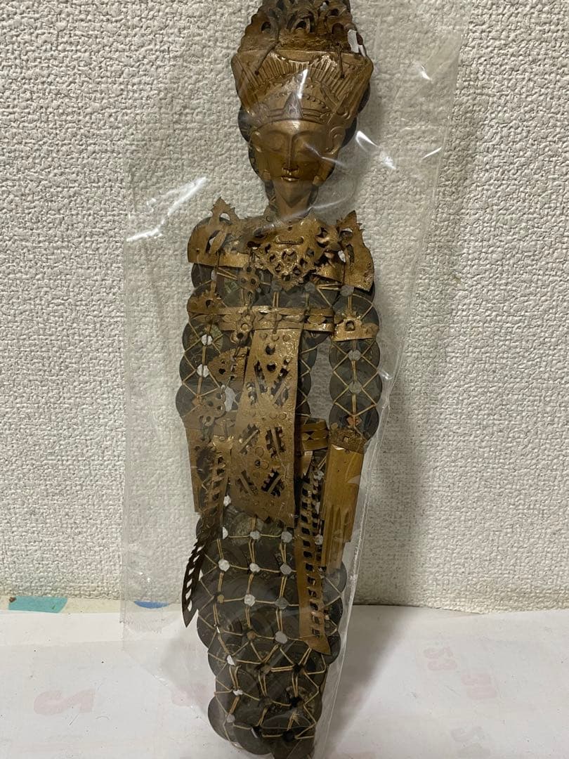 中国古錢　人形　置物　壁挂　古美術　アンティーク