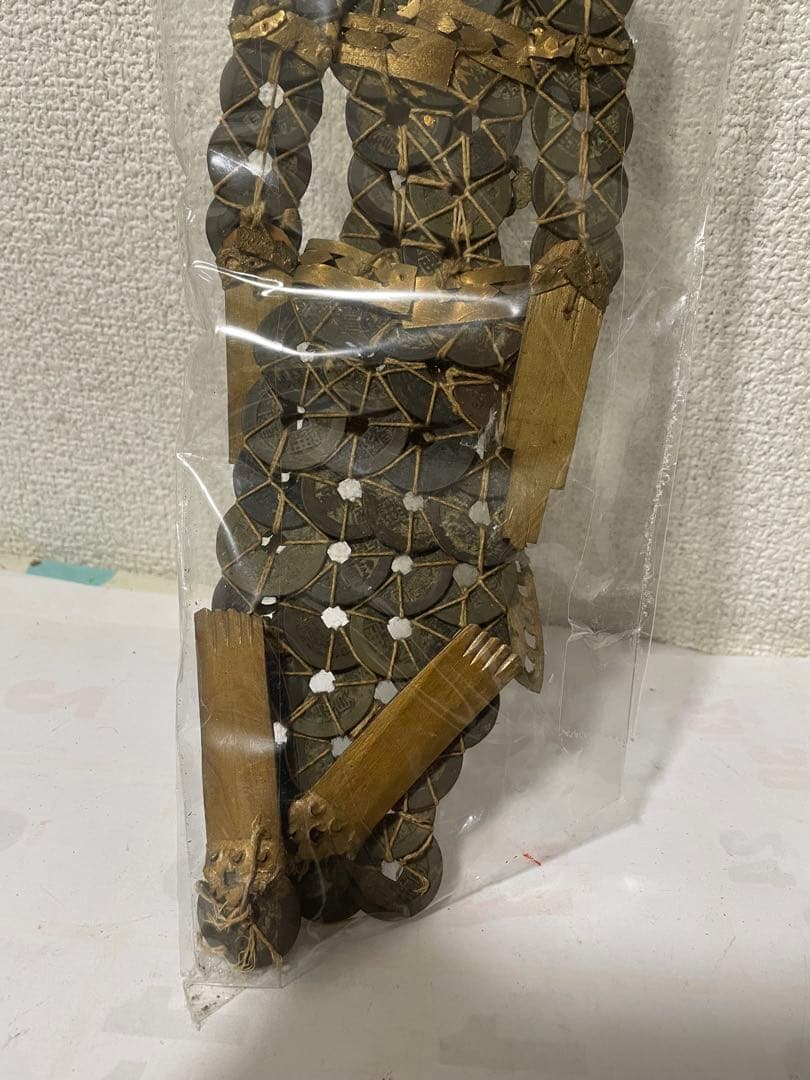 中国古錢　人形　置物　壁挂　古美術　アンティーク