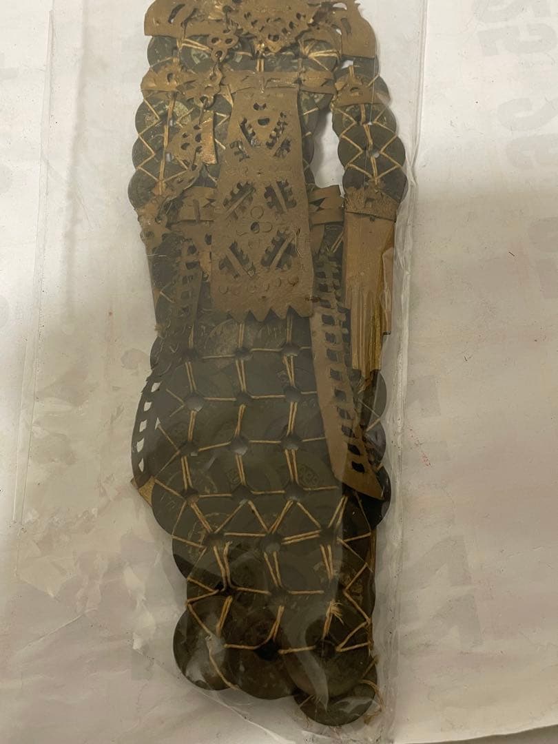 中国古錢　人形　置物　壁挂　古美術　アンティーク