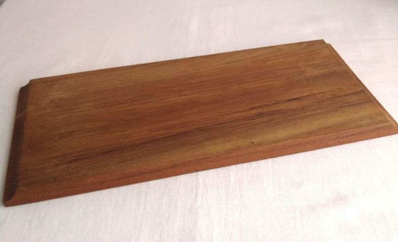 デンマークDenmark*サービングセット*チークトレイとガラスのプレートセット