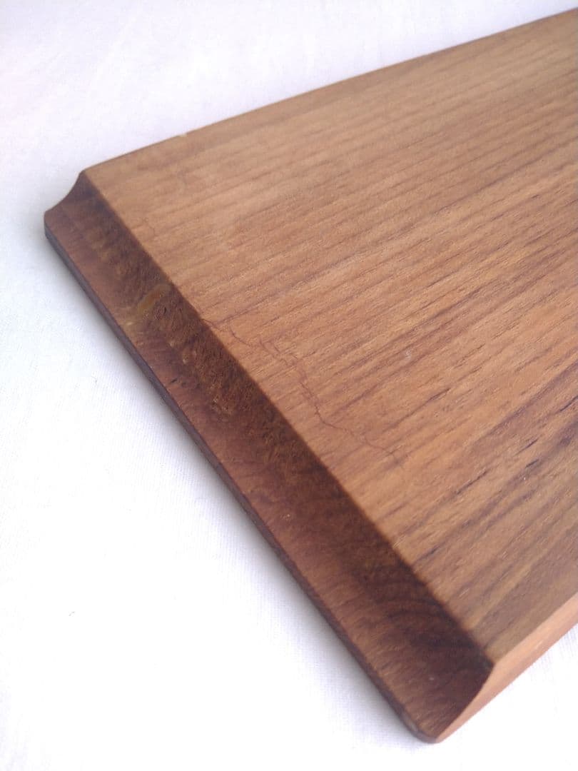 デンマークDenmark*サービングセット*チークトレイとガラスのプレートセット