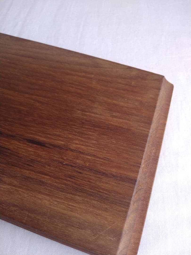 デンマークDenmark*サービングセット*チークトレイとガラスのプレートセット