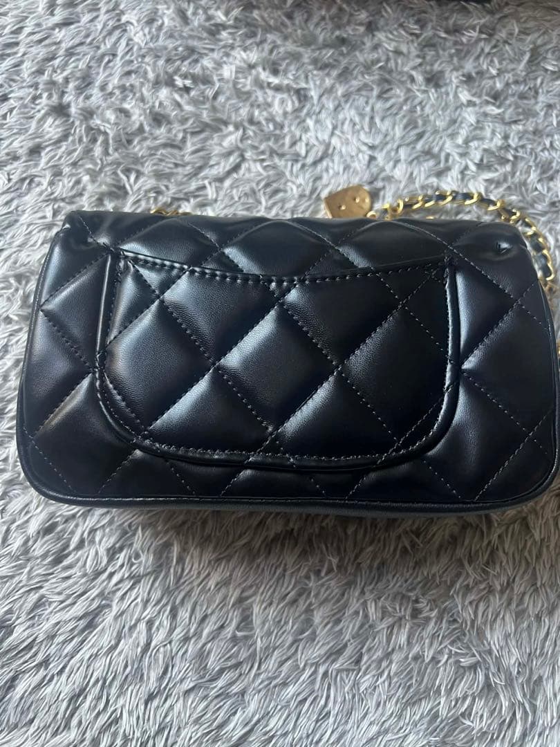 CHANEL シャネル ノベルティ　ハート　ショルダーバッグ チェーンバッグ