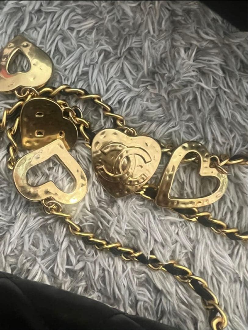 CHANEL シャネル ノベルティ　ハート　ショルダーバッグ チェーンバッグ