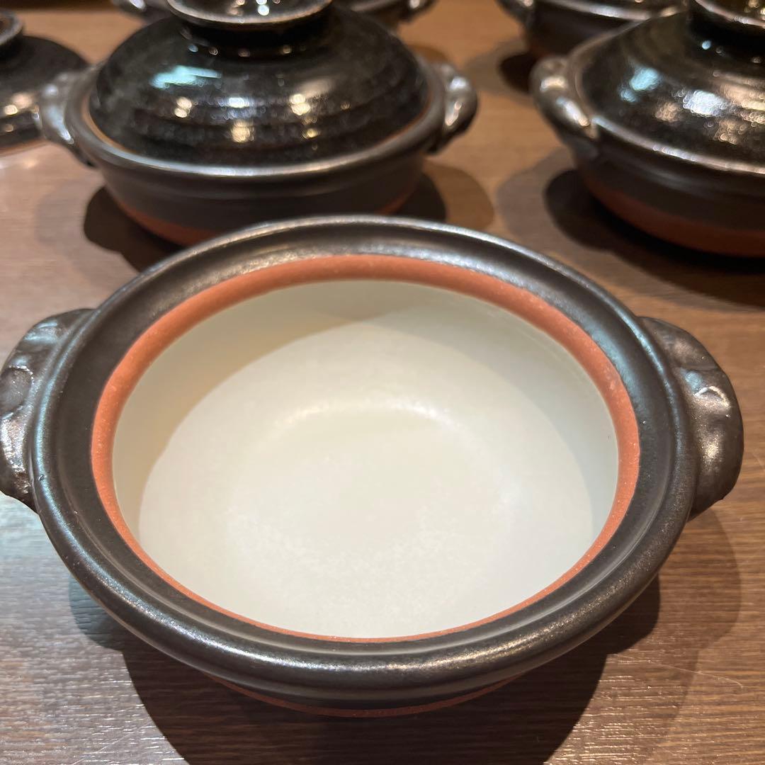 天目5号鍋　1人用土鍋7客