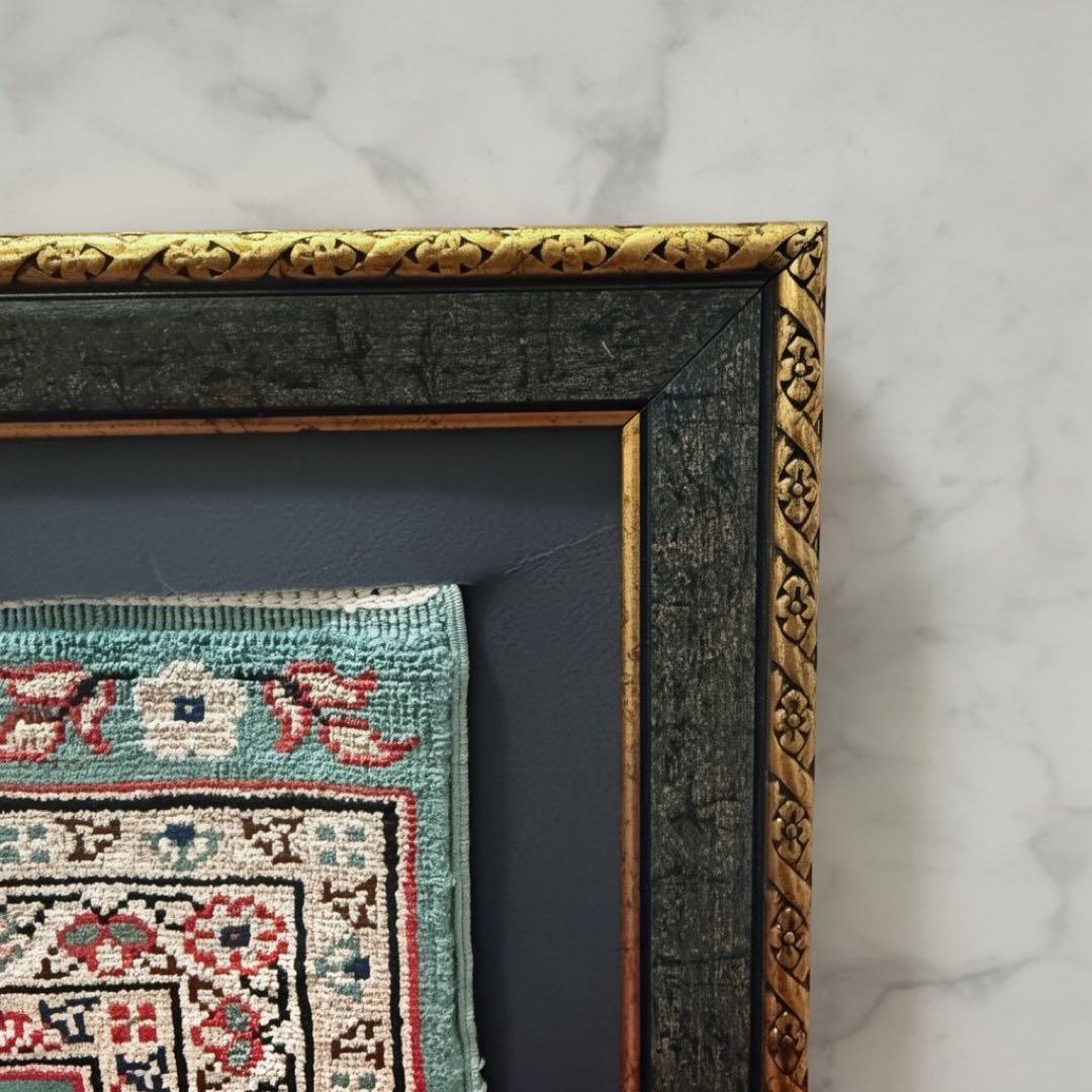 世界最高峰トルコ カイセリ産 総シルク 手織り絨毯 証紙付