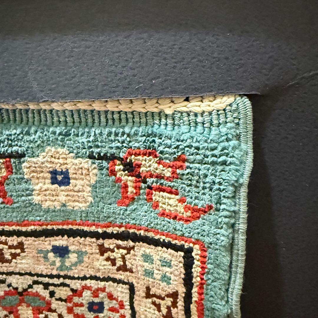 世界最高峰トルコ カイセリ産 総シルク 手織り絨毯 証紙付