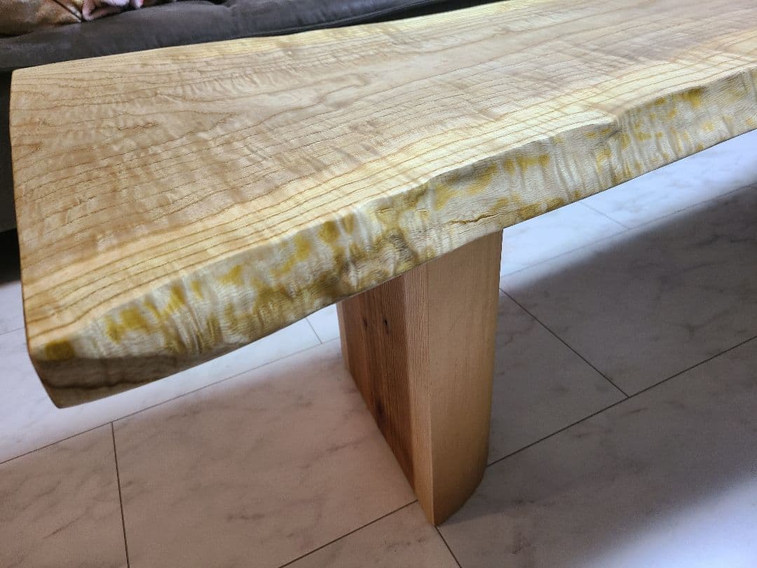 キハダ　一枚板　縮み杢　97000→値下げしました