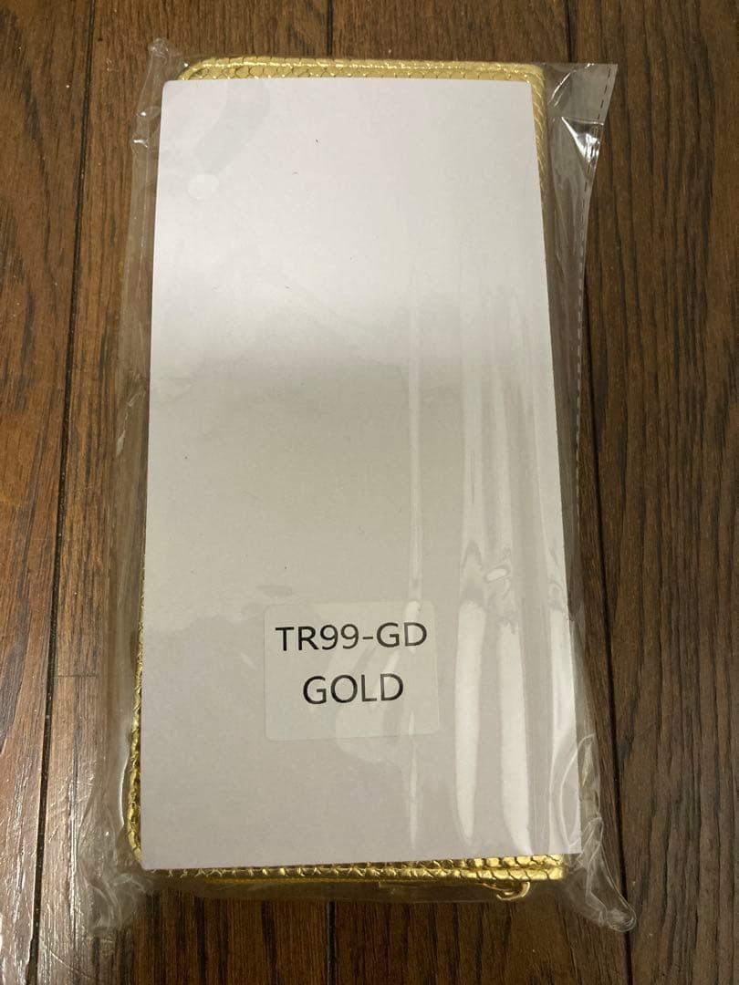 超金運！ 金色 ゴールド パイソン(ヘビ)柄 財布 [新品未開封！]