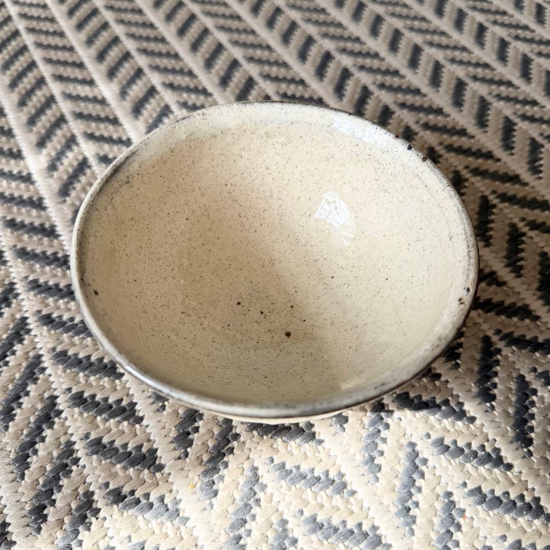 井上茂　粉引き飯碗2点セット