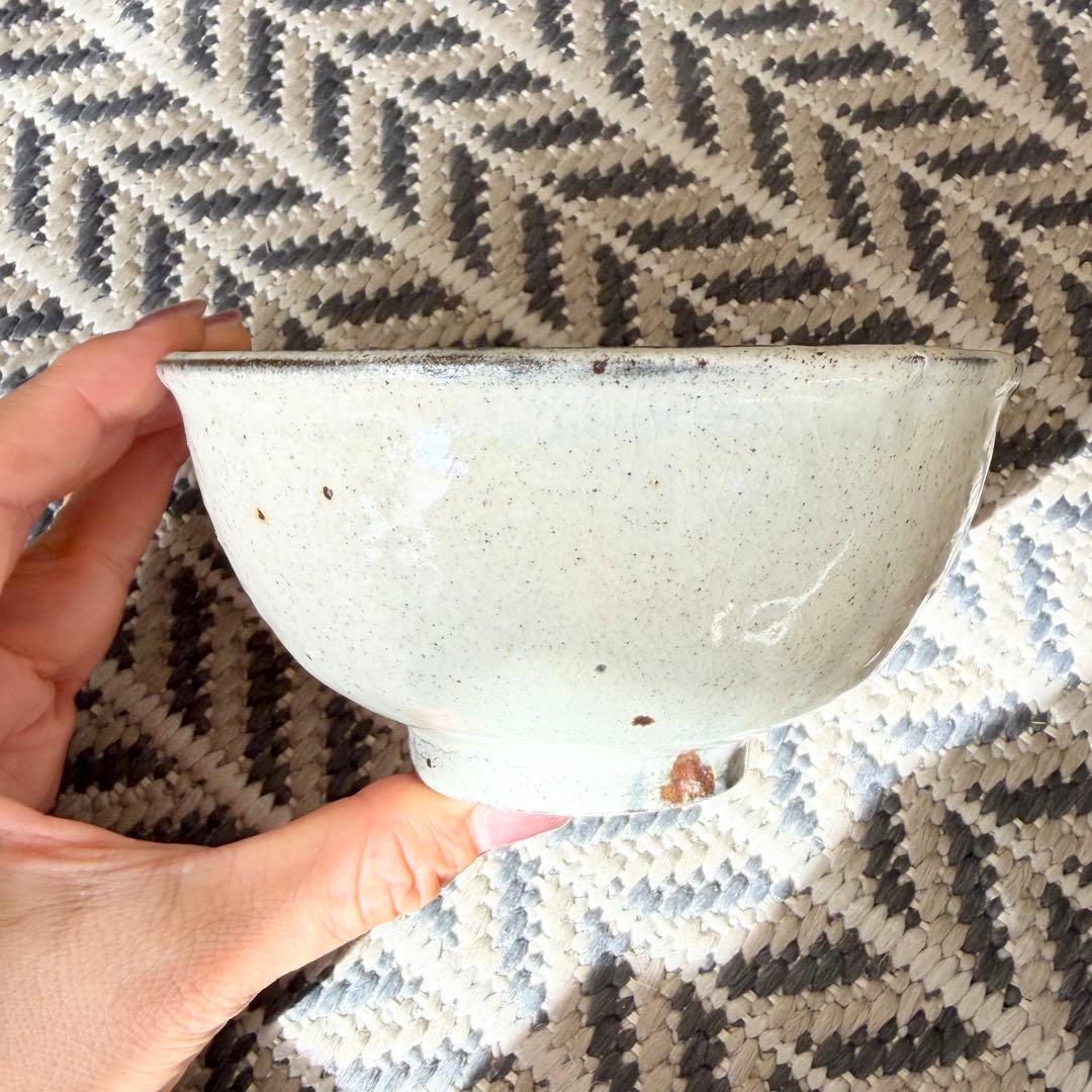 井上茂　粉引き飯碗2点セット