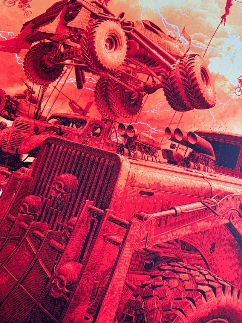 全世界150枚限定 マッドマックス 怒りのデスロード シルクスクリーンポスター