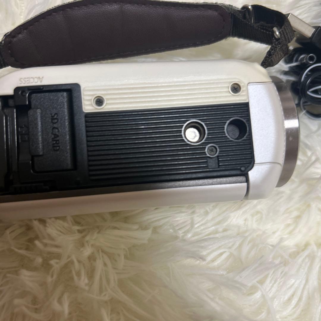 【美品】Panasonic HC-V360MS ホワイト ビデオカメラ
