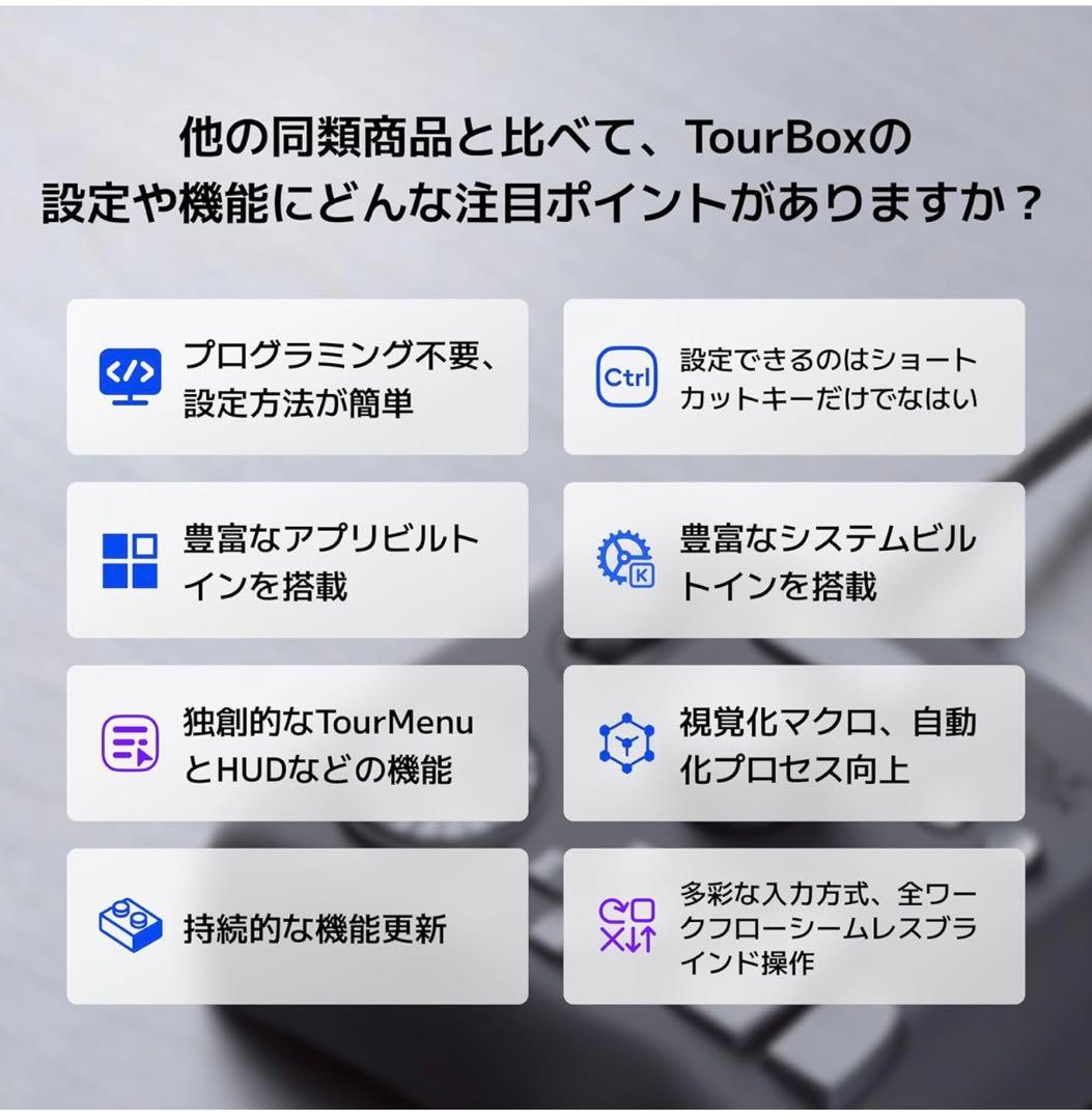 TourBox NEO クリエイター向けコントローラー　キャリーケース付き