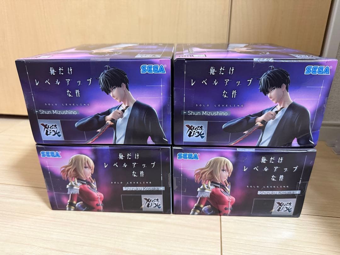 俺だけレベルアップな件XrossLinkフィギュア 水篠旬 向坂雫　4体セット